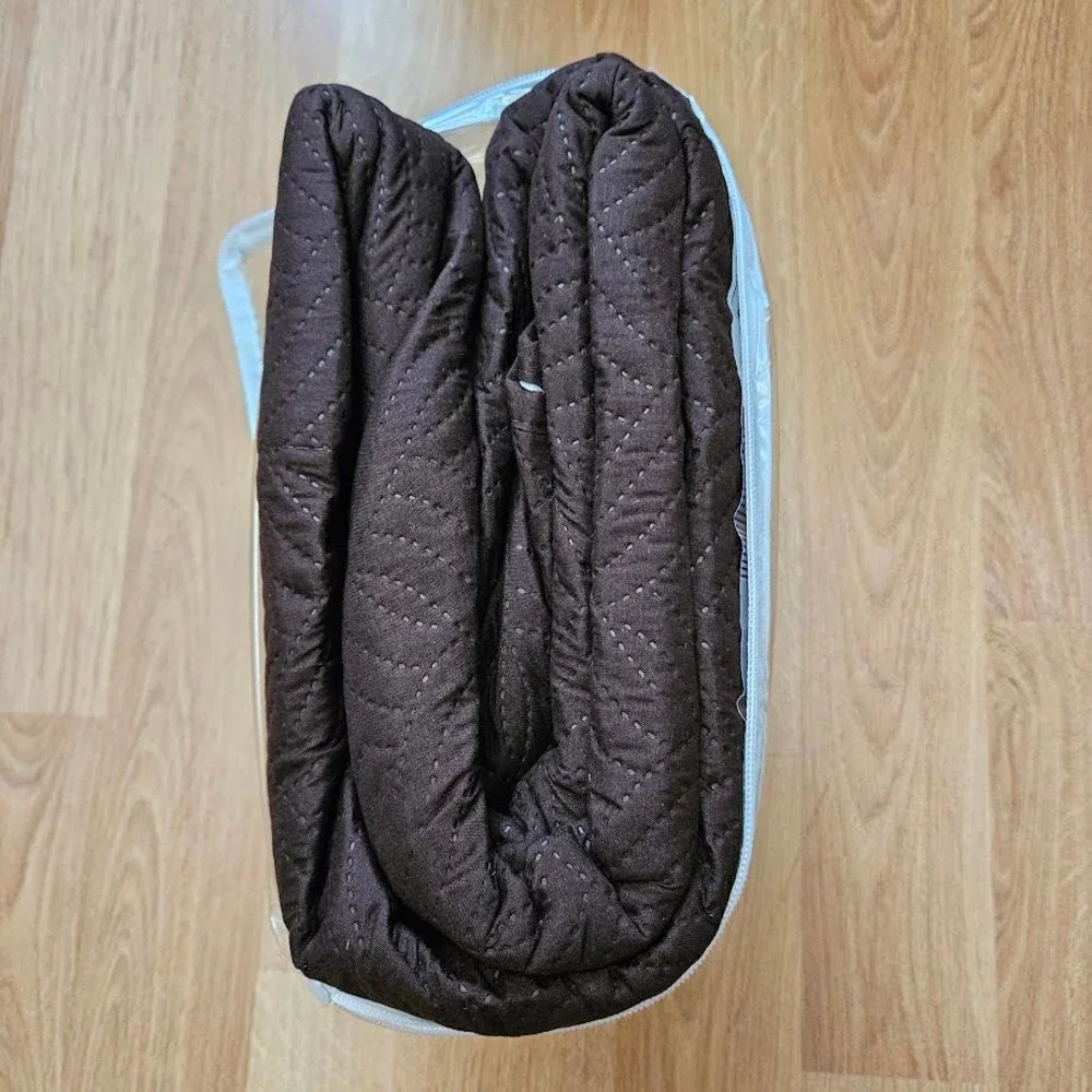 Dark Brown Sofa Slip Cover Waterproof Anti-Slip Cover with Elastic Strap LOLANBO